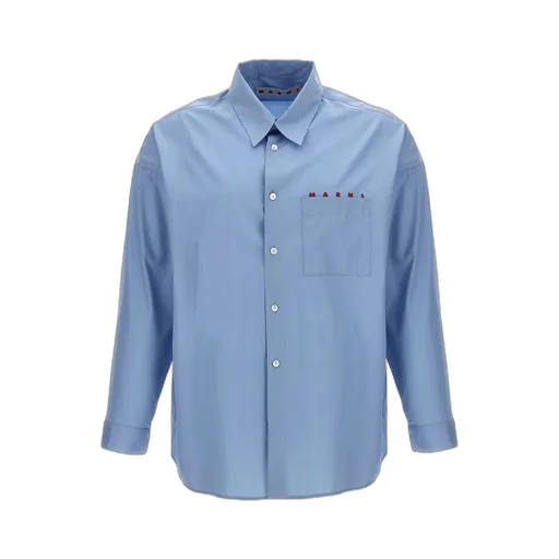 Logo Printed Long-Sleeved Shirt