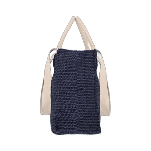 Logo Embroidered Top Handle Bag