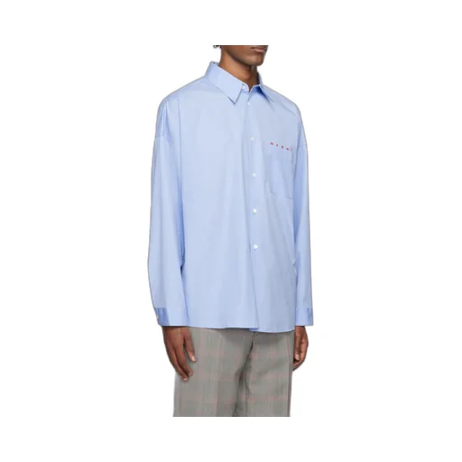 Logo Printed Long-Sleeved Shirt