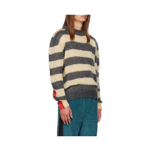 Striped Crewneck Knitted Jumper