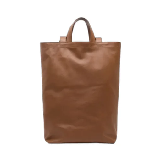 Logo-Embossed Top Handle Bag