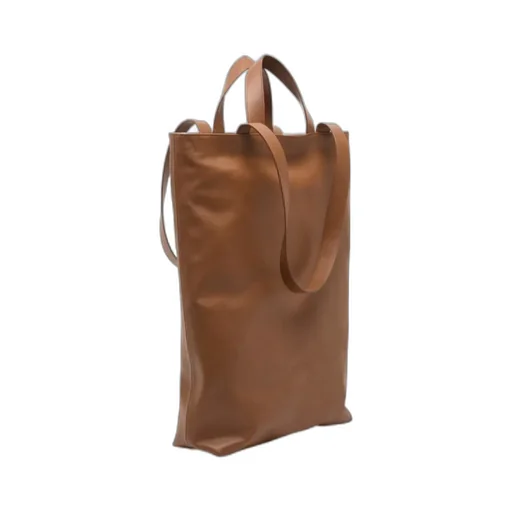 Logo-Embossed Top Handle Bag