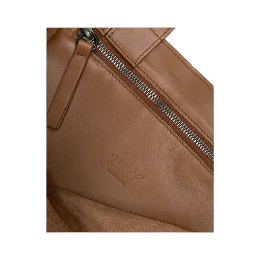 Logo-Embossed Top Handle Bag