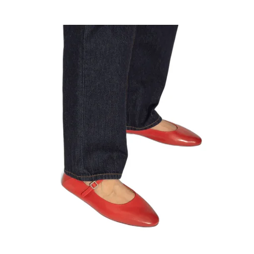 Strascico Buckled Ballerina Shoes
