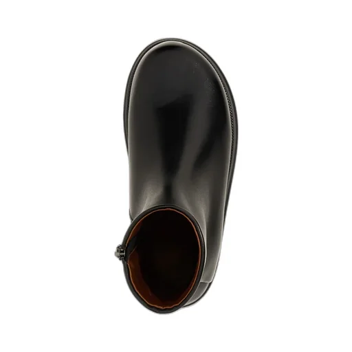 Accom Round Toe Ankle Boots
