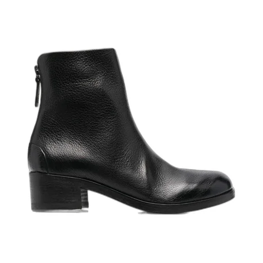 Round Head Zipper Boots