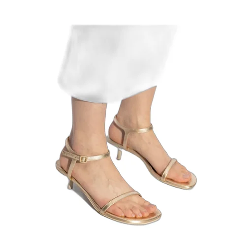 Heeled Buckle-Fastened Sandals