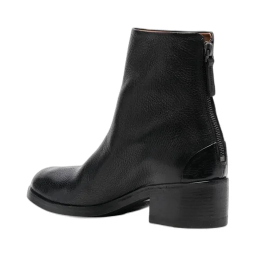 Round Head Zipper Boots