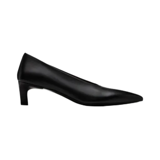 Heeled Leather Pumps