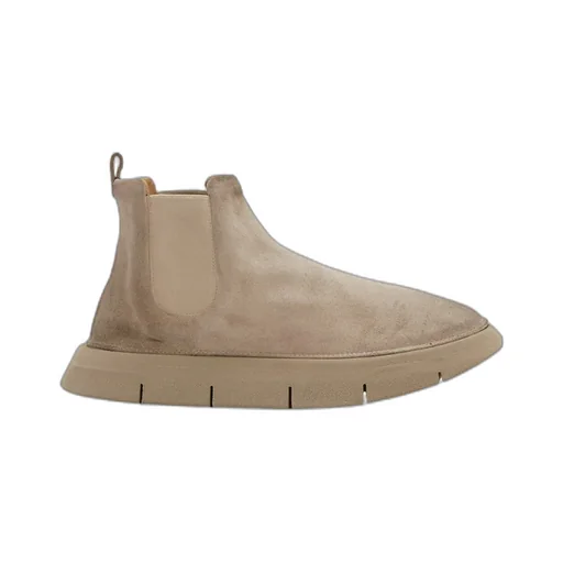 Round Toe Slip-On Boots