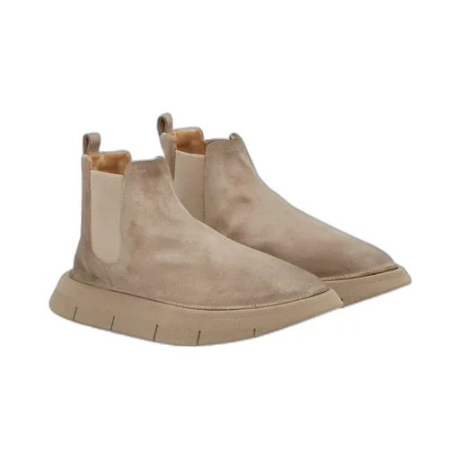 Round Toe Slip-On Boots