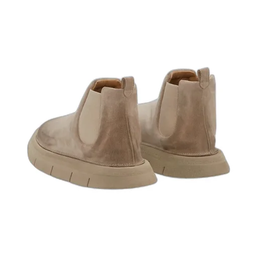 Round Toe Slip-On Boots