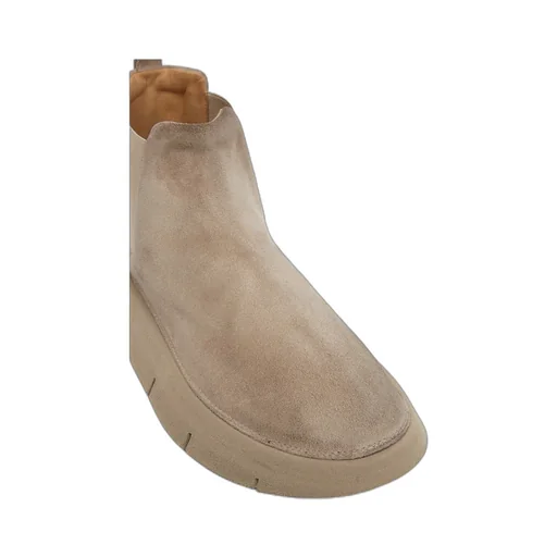 Round Toe Slip-On Boots