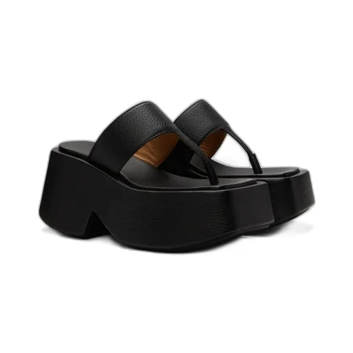 Slip-On Platform Thong Sandals