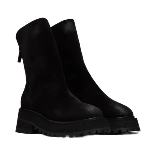 Suede Short Boots