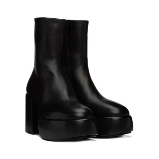 Thick Heeled Short Boots
