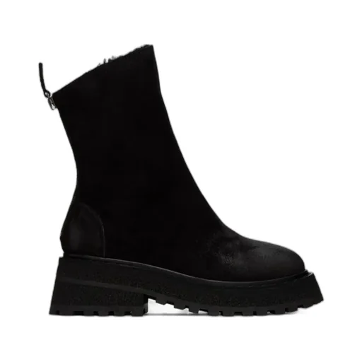 Suede Short Boots