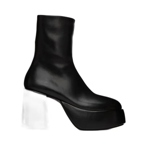 Thick Heeled Short Boots