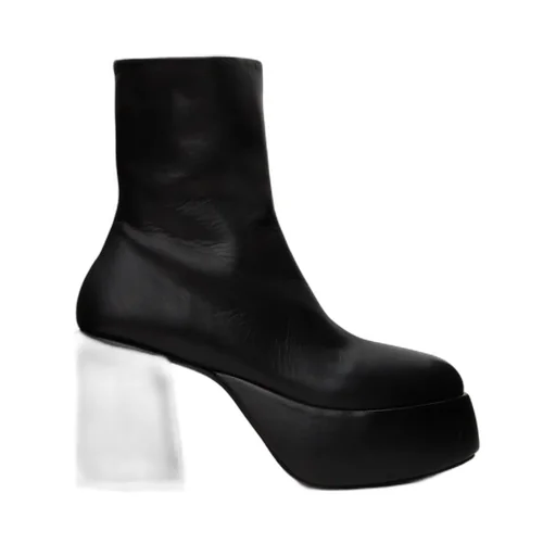 Thick Heeled Short Boots