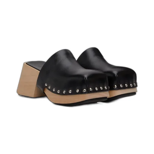 Slip-On Square-Toe Clogs