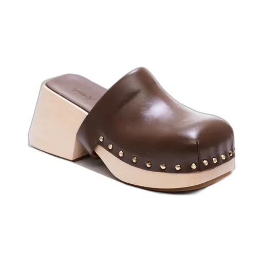 Slip-On Square-Toe Clogs