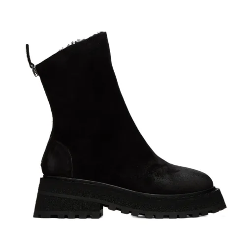 Suede Short Boots
