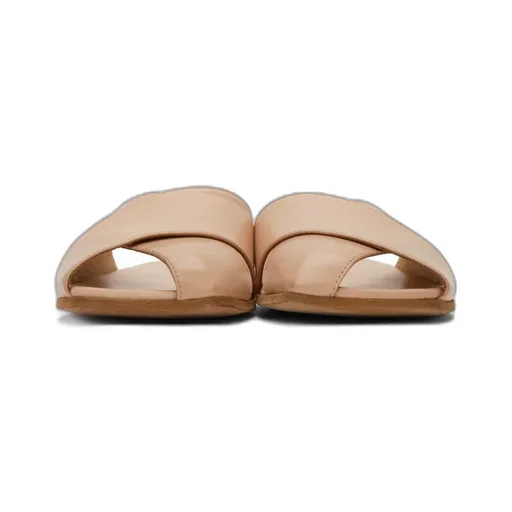 Flat Leather Mules