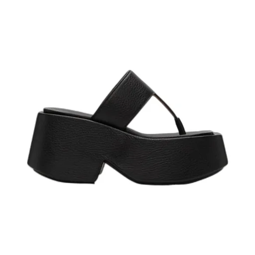 Slip-On Platform Thong Sandals