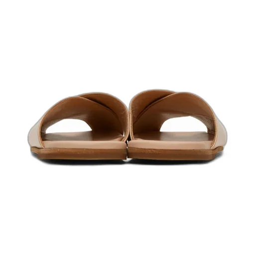 Flat Leather Mules