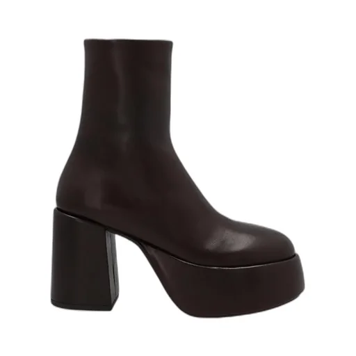 Zipped Round-Toe Boots