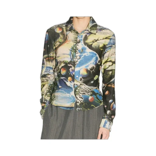 Graphic Printed Long Sleeved Shirt