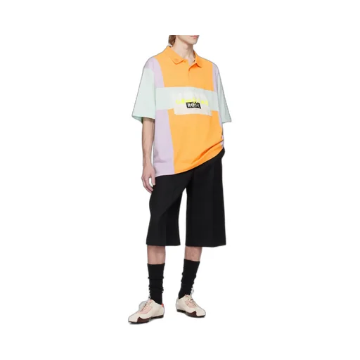 Oversized Panelled Polo