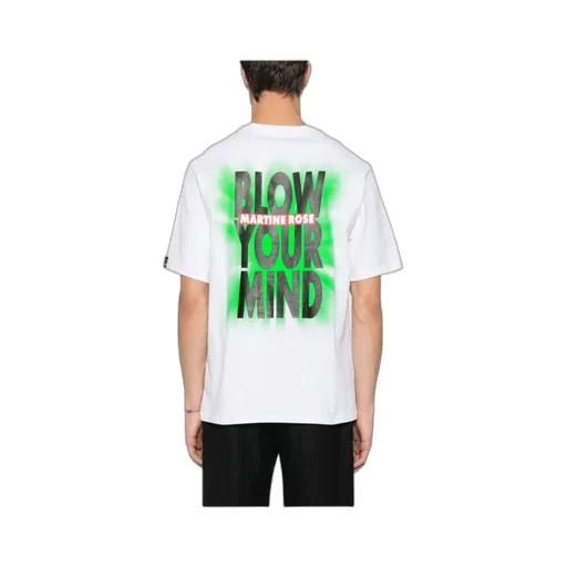 Slogan Printed Crewneck T-Shirt
