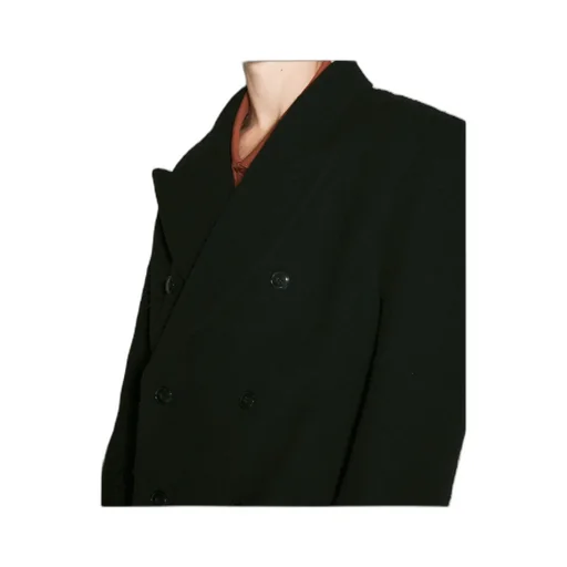 Double-Breasted Long Coat
