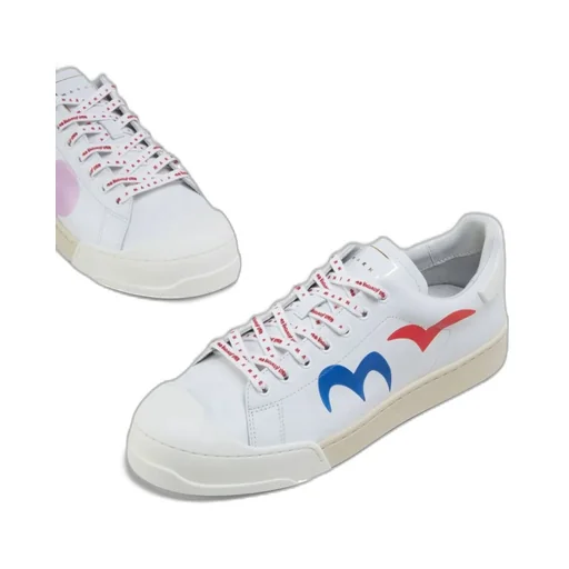 Graphic Printed Lace-Up Sneakers