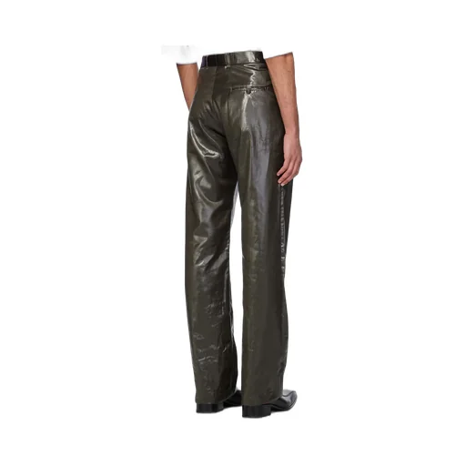 Mid-Rise Straight-Leg Trousers