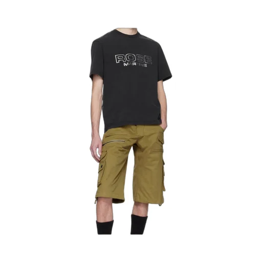 Metallic-Logo Crewneck T-Shirt