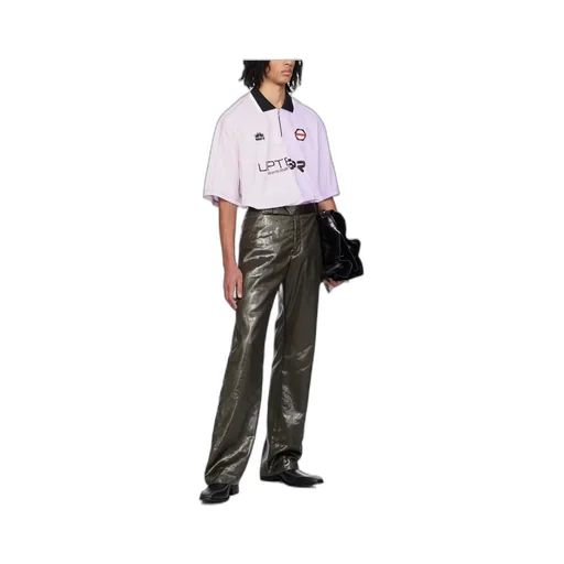 Mid-Rise Straight-Leg Trousers