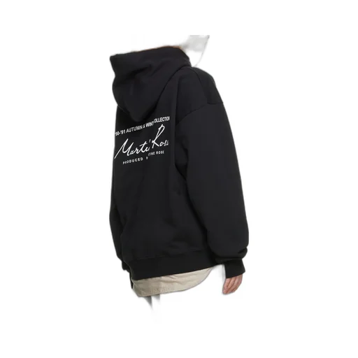 Logo-Printed Drawstring Oversized Hoodie