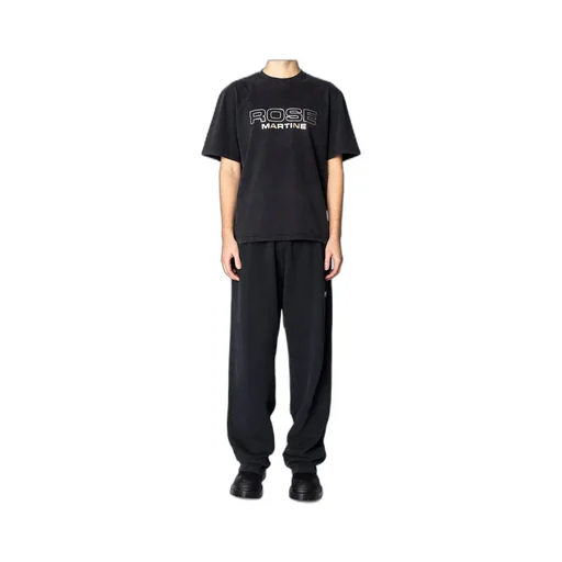 Metallic-Logo Crewneck T-Shirt