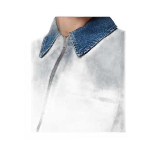 Denim Zipper Coat