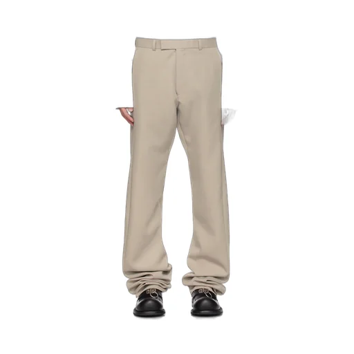Twist-Seam Tailored Trousers