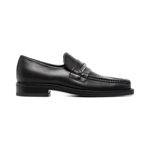 Chain-Trimmed Loafers