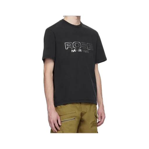 Metallic-Logo Crewneck T-Shirt