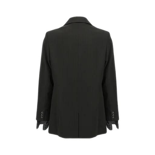 Layered Double-Breasted Blazer