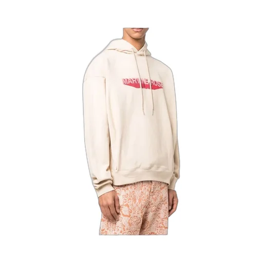 Logo Print Drawstring Hoodie