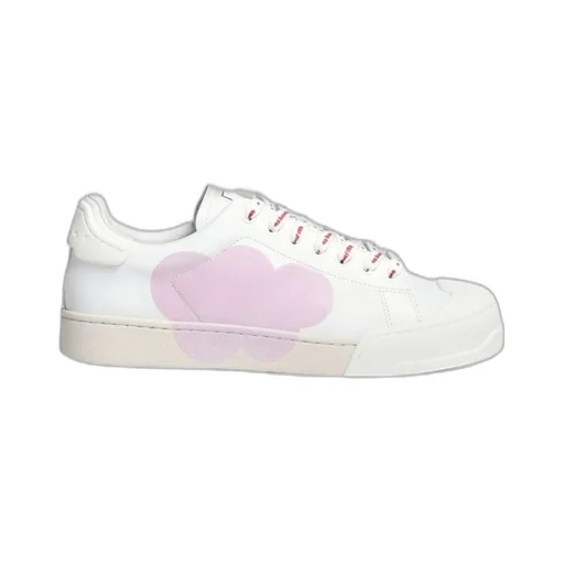 Graphic Printed Lace-Up Sneakers