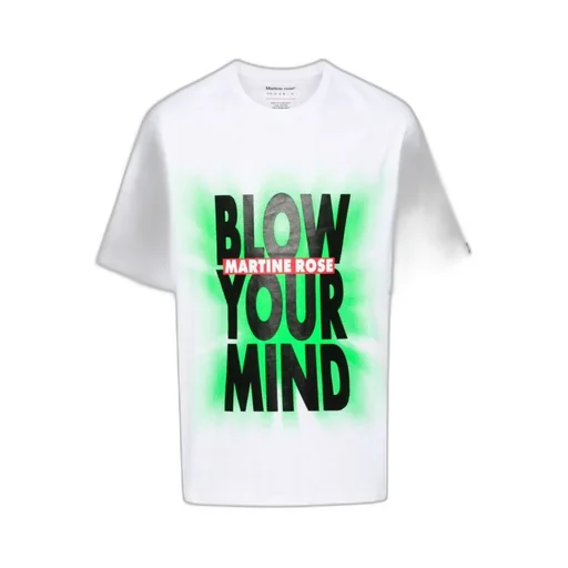 Slogan Printed Crewneck T-Shirt