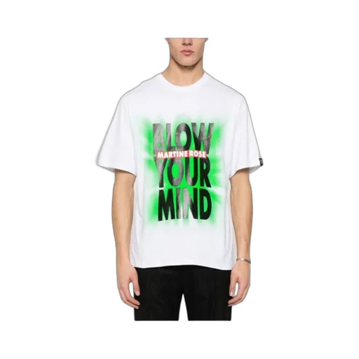 Slogan Printed Crewneck T-Shirt