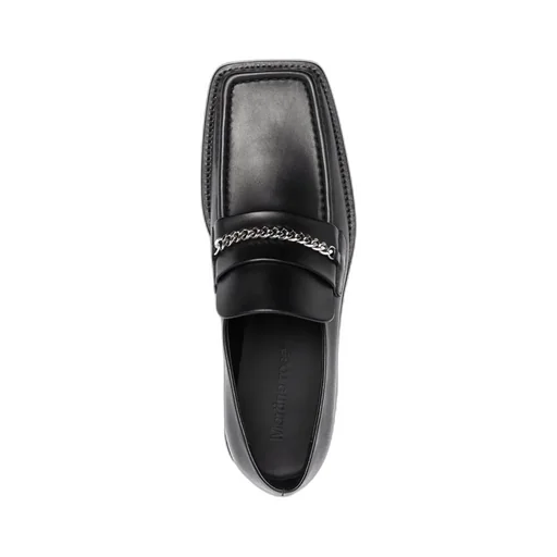 Chain-Trimmed Loafers